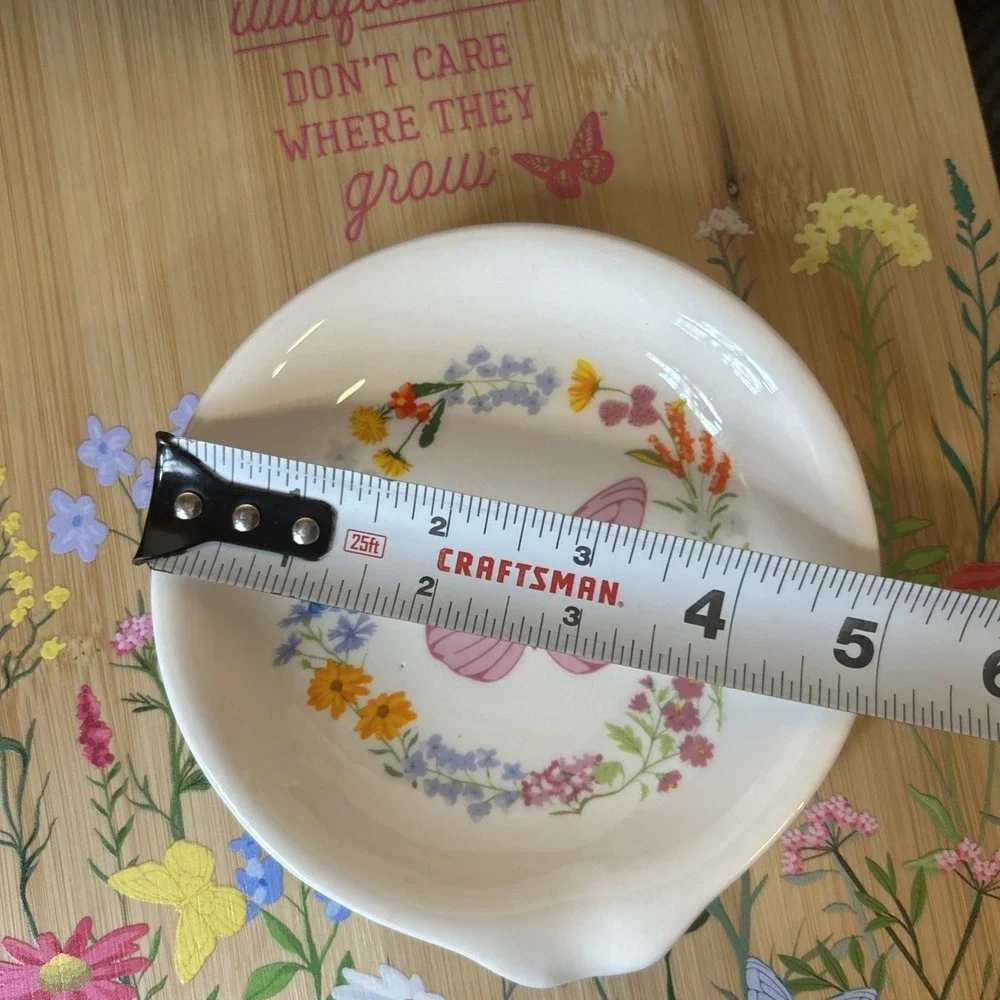 New Dolly Parton Wildflower Spring Collection- Floral Butterfly‎ Spoon Rest